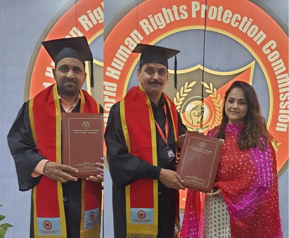 Anmol and Bharat को मिली Doctorate की मानद उपाधि 2 Doctorate की मानद उपाधि से सम्मानित