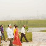 दिल्ली जल मंत्री-आतिशी झील का निरीक्षण किया